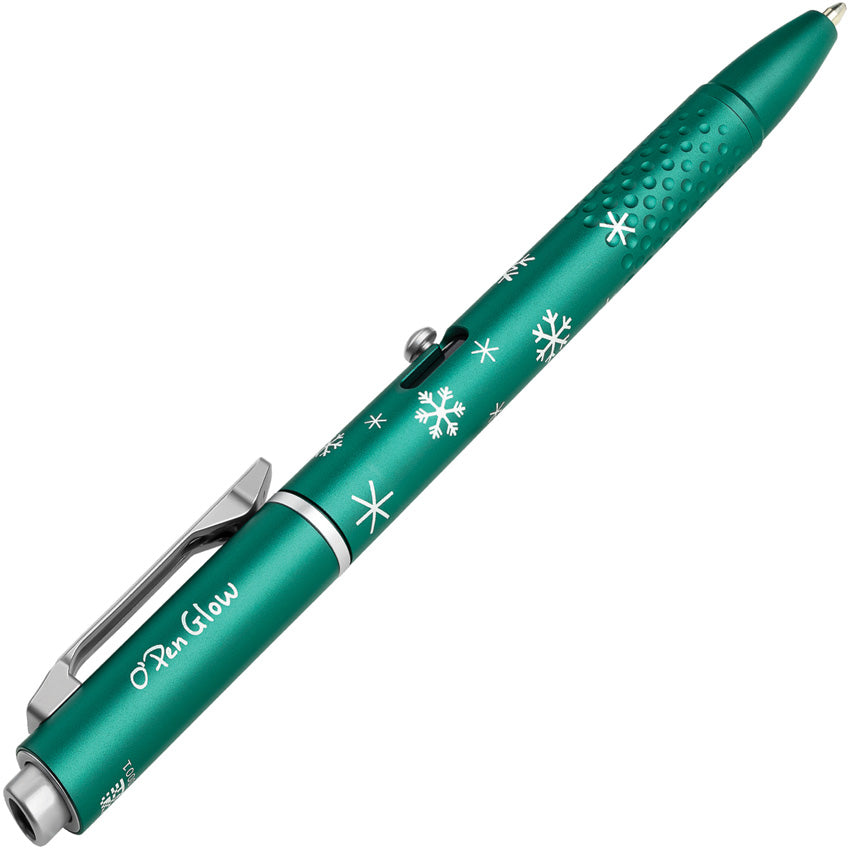 O-Pen Glow Snowflake Green - OLTOPENGLOWSG