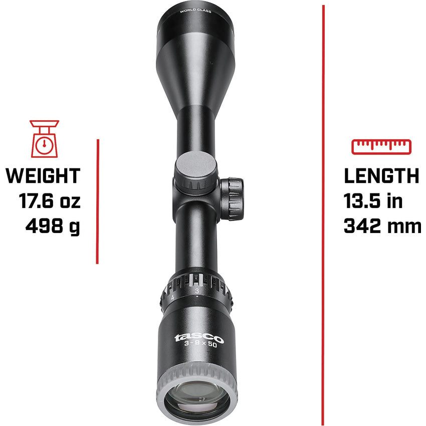 WorldClass 3-9x50mm Scope - TASWC3950