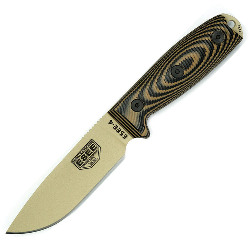 Model 4 3D Fixed Blade Tan - ES4PDT005