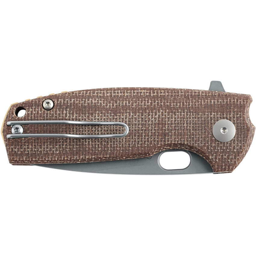 Core Linerlock Brown Micarta - FOX604MBR