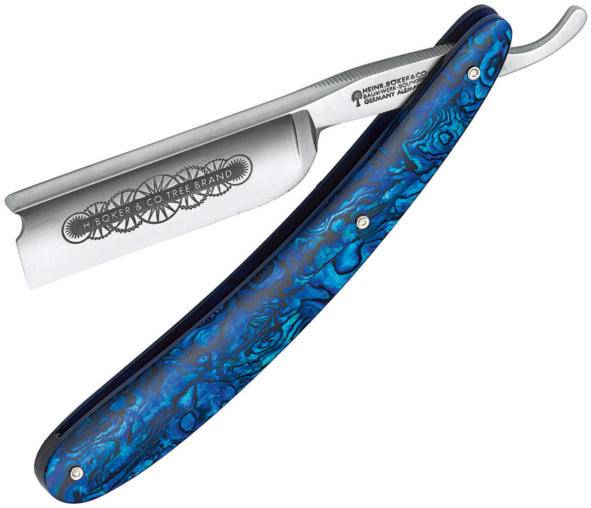 Folding Razor Blue Paua - BO140557