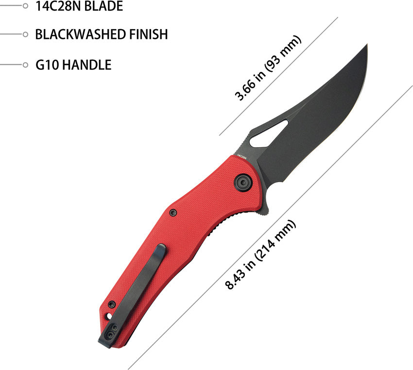 Phemius Linerlock Red - KUB149F