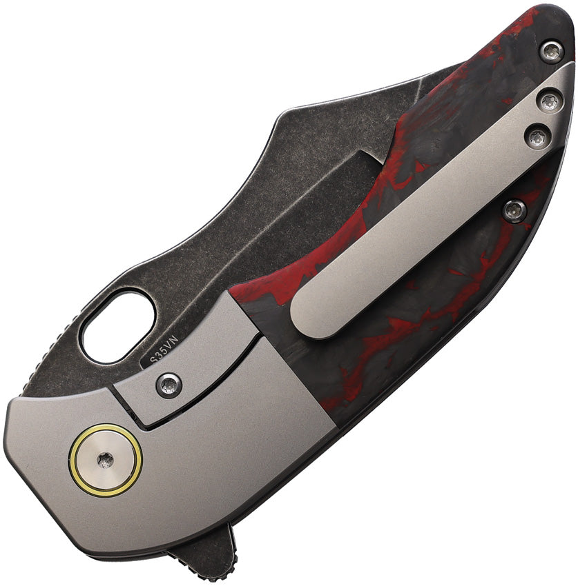 War Pig Framelock RedCF - RH035