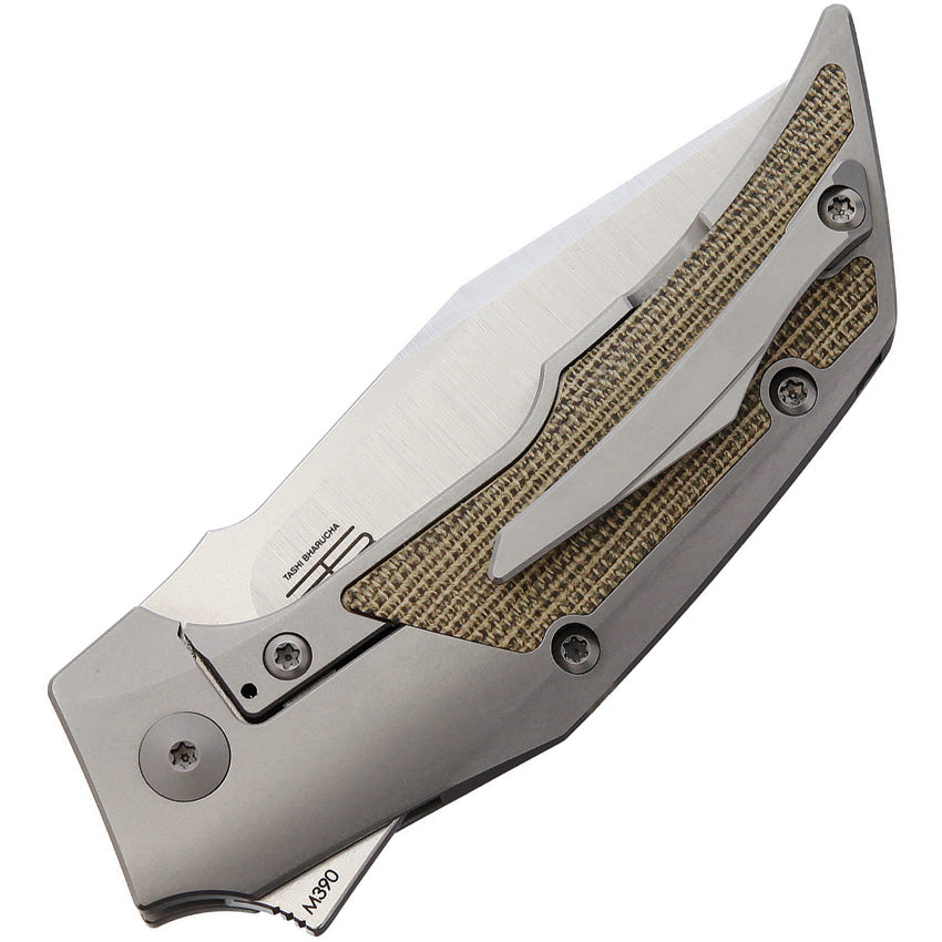 T3000 Framelock Micarta Gray - REA089