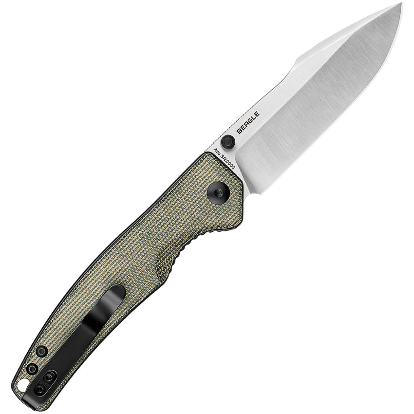 Beagle Linerlock Green Micarta - OLTBEAGLEOLVG