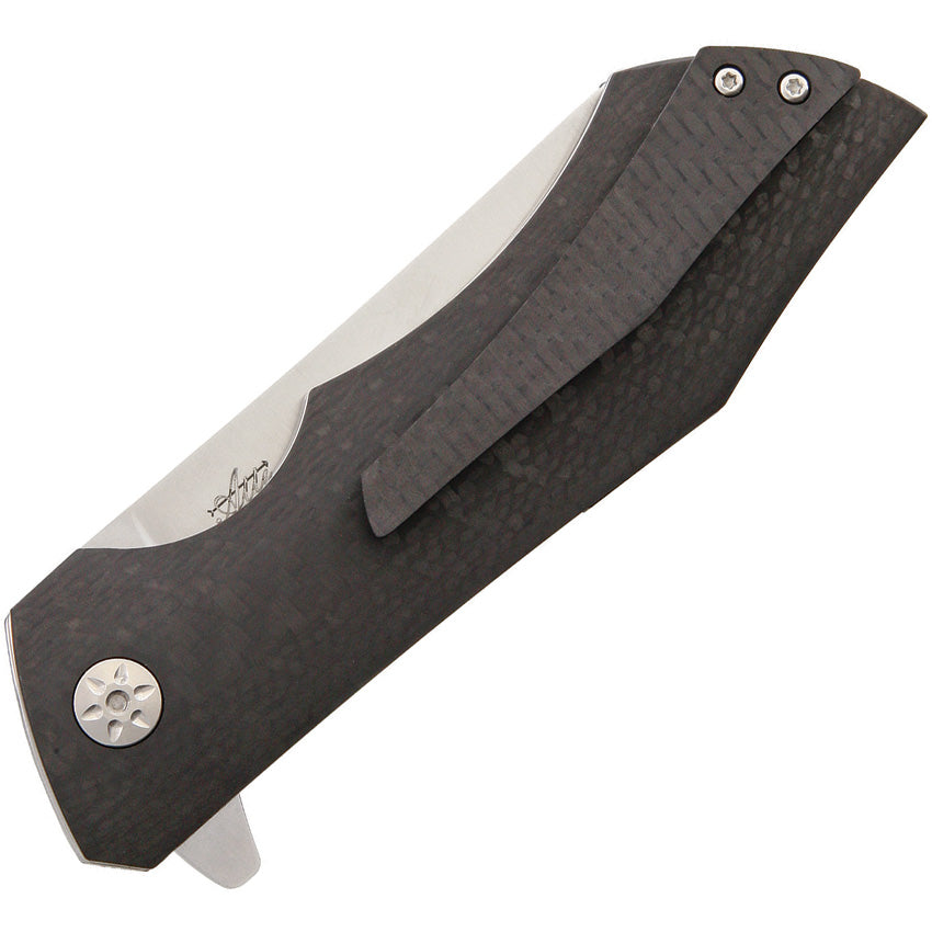 AM-2 Linerlock Black CF - MAS378CN