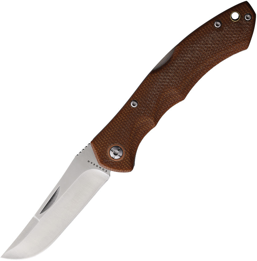 Lockback Brown Micarta - KO039