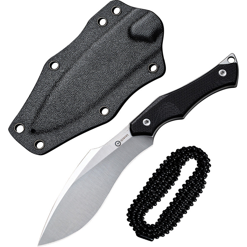 Vaquita II Neck Knife Black - CIVC047C1