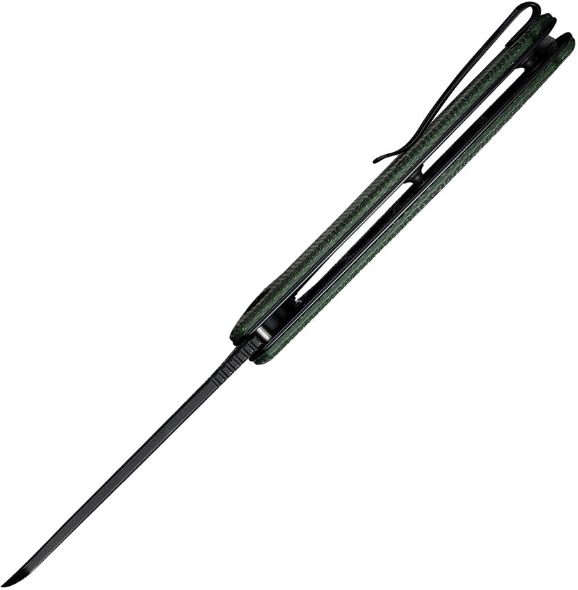 Traxler Linerlock Green Mic - S20057C4