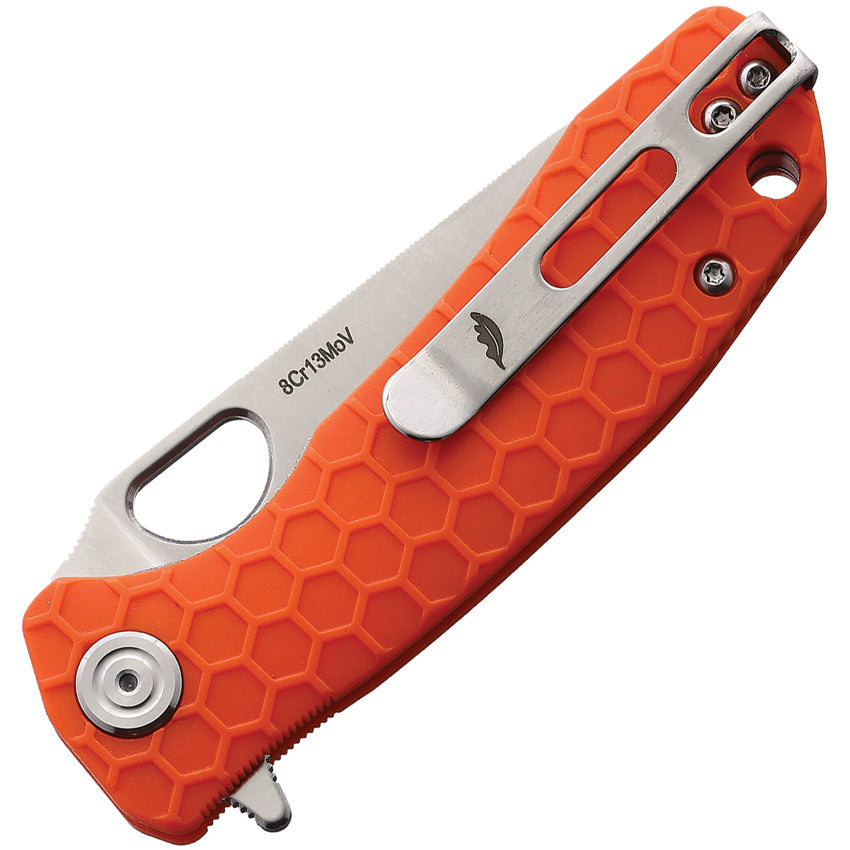 Small Leaf Linerlock Orange - HB1313