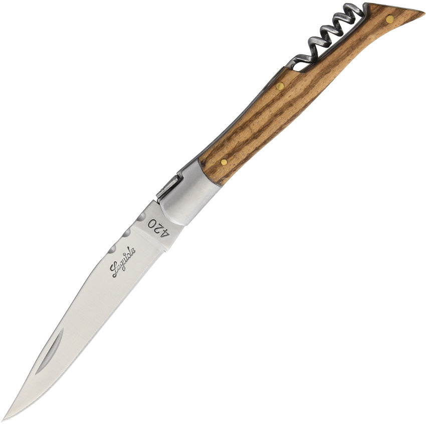 Laguiole Corkscrew Zebra Wood - BALDUB042