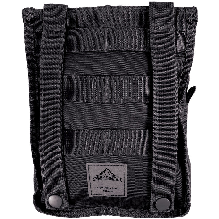 Lg MOLLE Utility Pouch Black - RED82004BLK