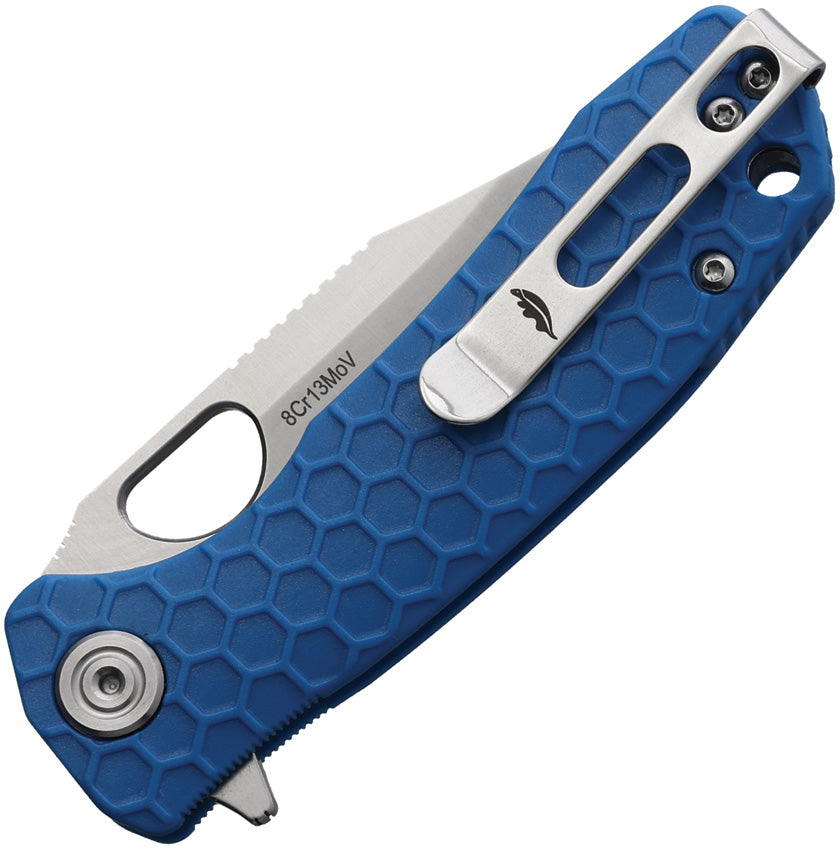 Small Linerlock Clip Blue - HB4078