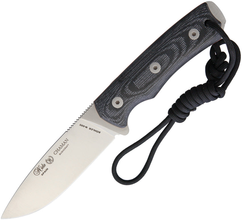 Chaman Bushcraft Black Micarta - NIE139M