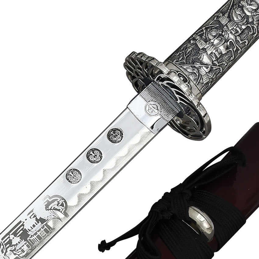 Katana Silver Engraved - CI178