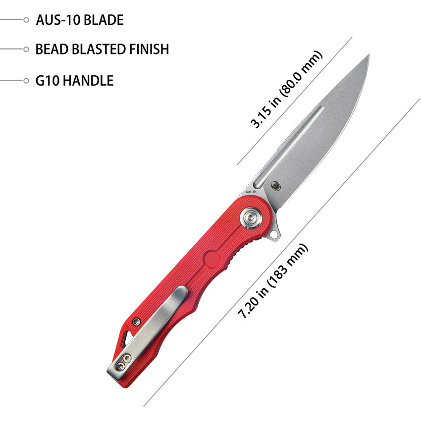 Mizo Linerlock Red - KUB312K