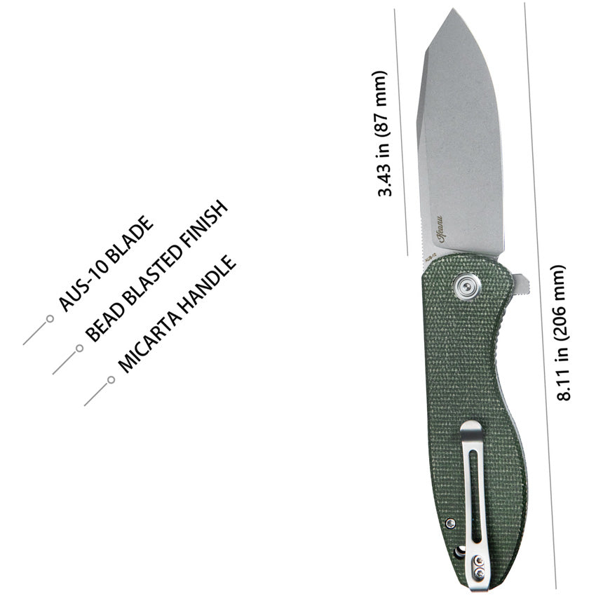 Master Chief Linerlock Mic - KUB358I