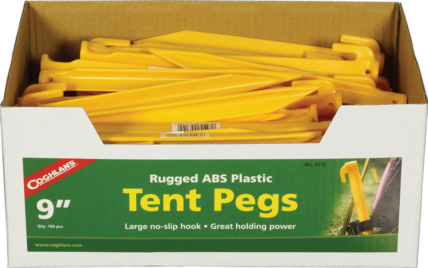 Tent Pegs ABS 9in 100pk - CGN9310