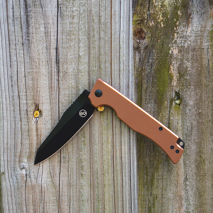 Ausus-Slim Linerlock Brown - STAT117BRN