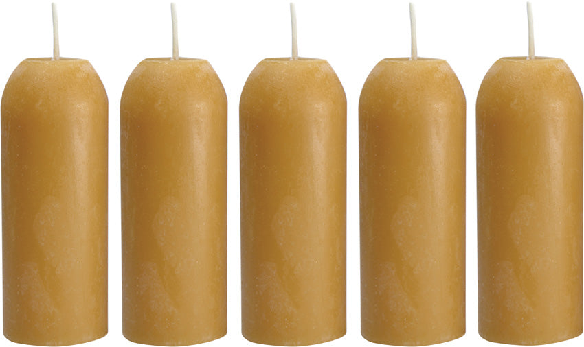 12 Hour Beeswax Candles 5pc - UCO00467