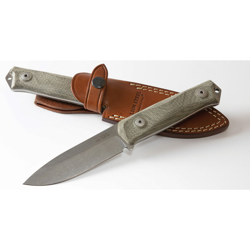 B41 Bushcraft Green Micarta - LSTB41CVG