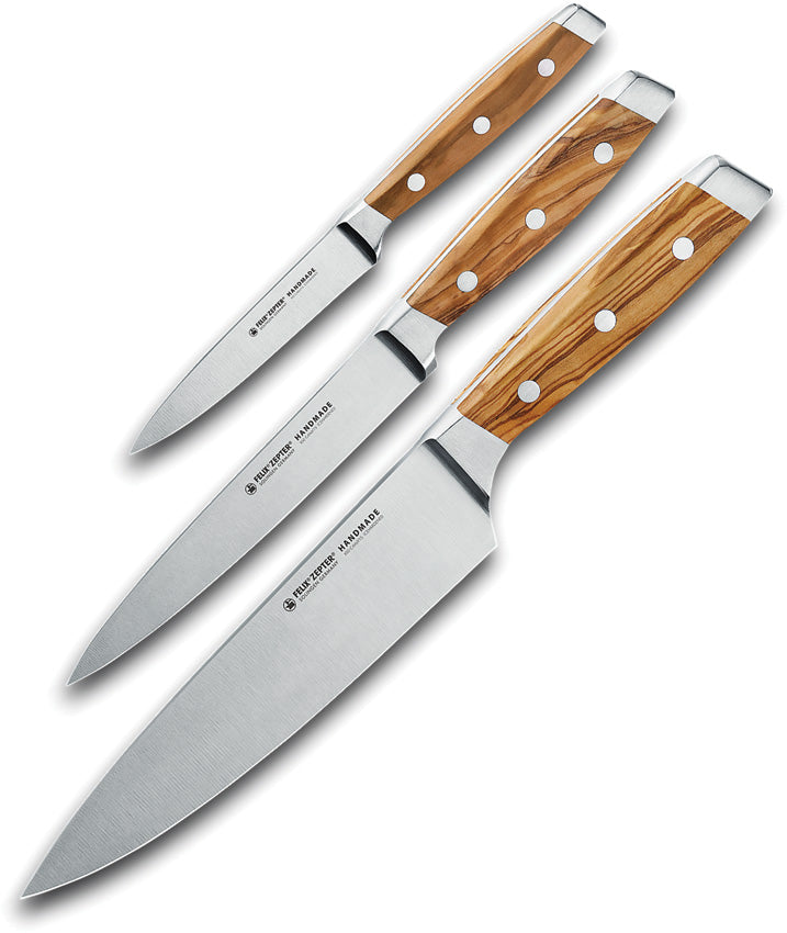 3pc Knife Set Olivewood - FEL830333