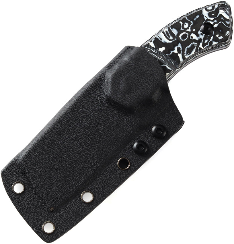 Korvid S Fixed Blade Blk/W CF - KG2030A5