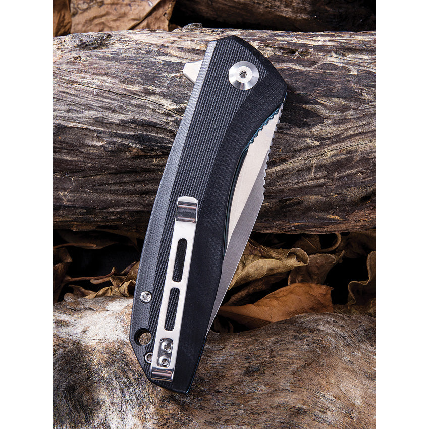 Baklash Linerlock Black G10 - CIVC801C