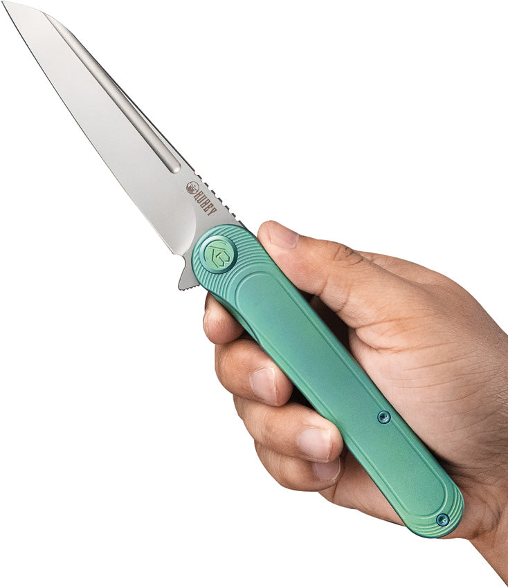 Dandy Framelock Green Ti - KUB247F