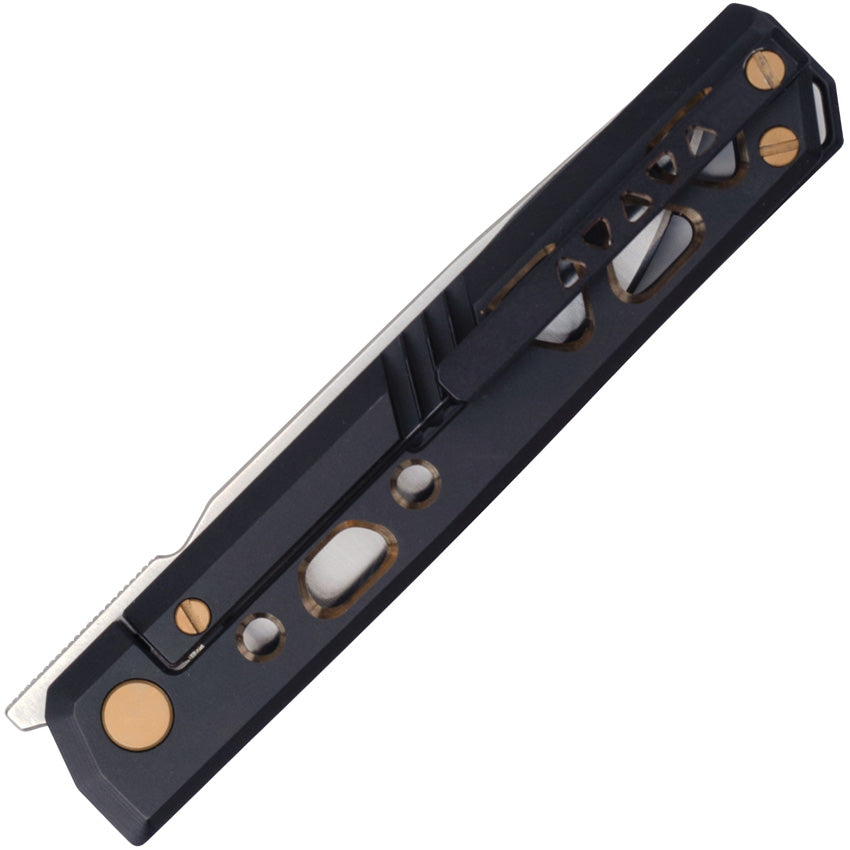 Burns Framelock Black/Gold - RS7661G
