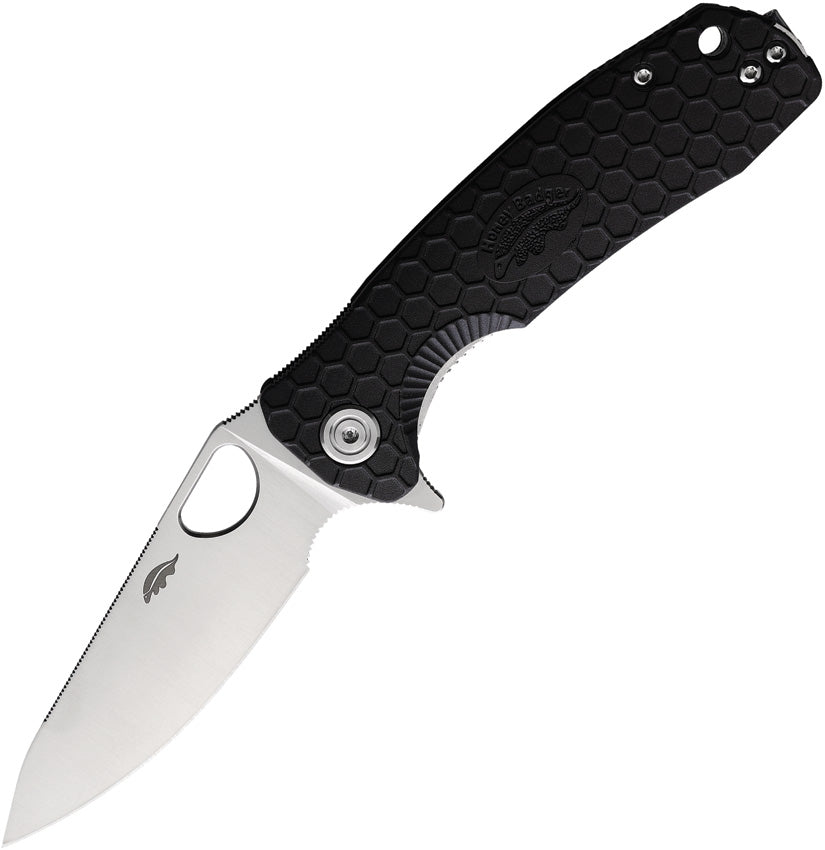 Medium Leaf Linerlock Black - HB1386