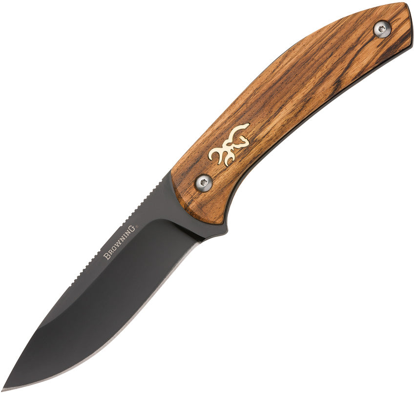 Fixed Blade Zebra Wood - BR0491