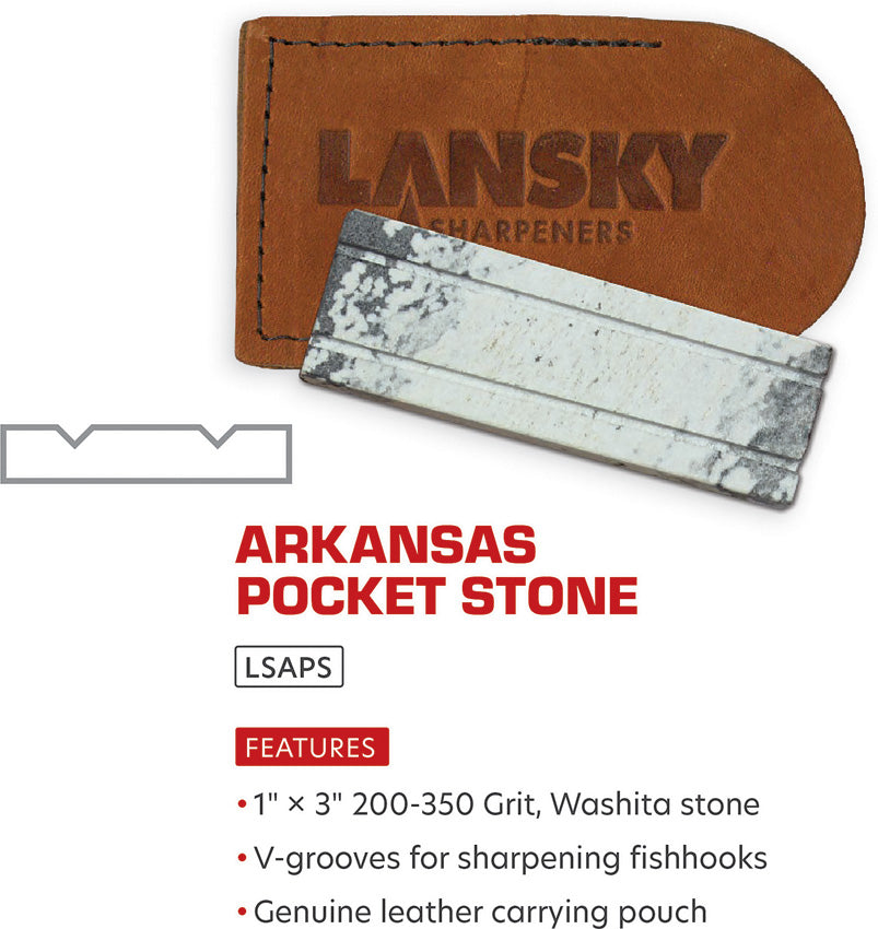 Soft Arkansas Pocket Stone - LSAPS