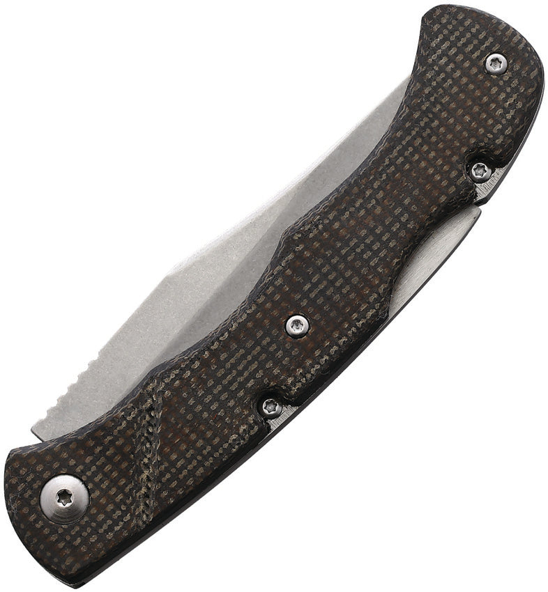 Lockback Brown Micarta - MR585