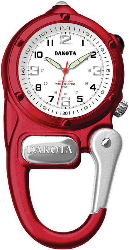 Mini Clip Microlight Watch Red - DK3879