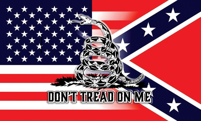 USA & Confederate Flag - FLAG7285