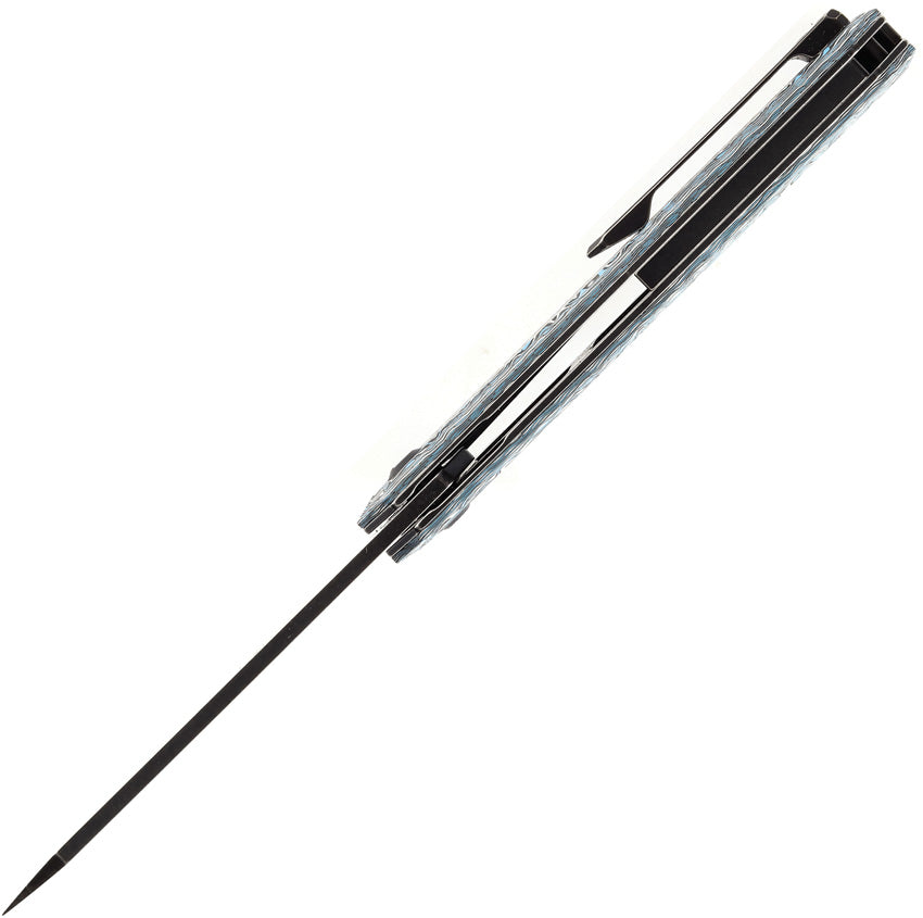 Integra Framelock Blue/Wht CF - K1042B2