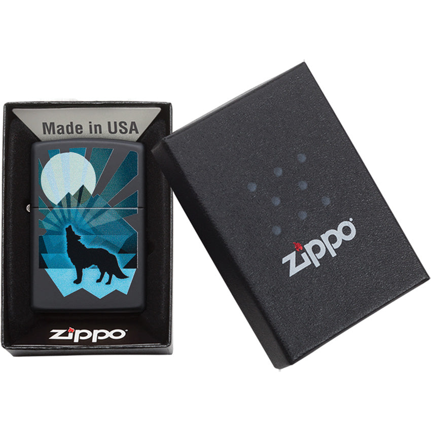 Wolf And Moon Lighter - ZO09072