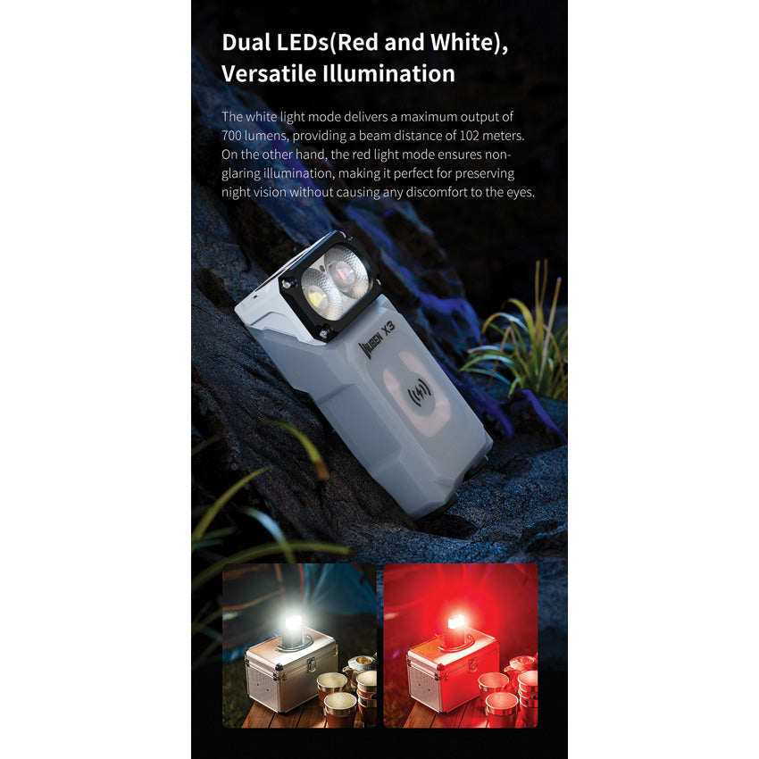 Lightok X3 Owl Flashlight - WBNX3BK