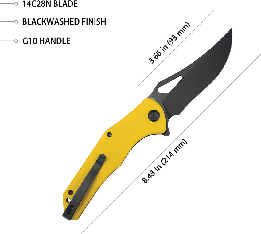 Phemius Linerlock Yellow - KUB149E