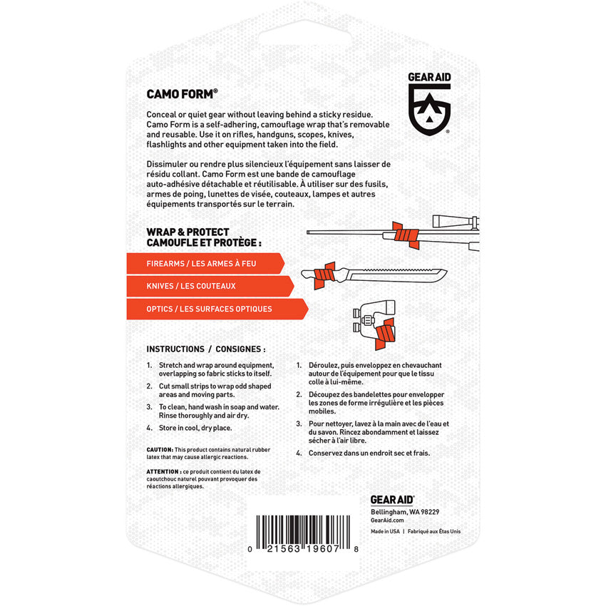 Camo Form Self Cling Wrap Real - MCN19607