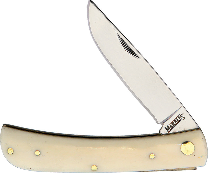 Work Knife White Smooth Bone - MR579