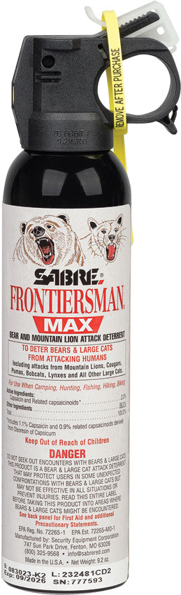 Frontiersman Bear Spray 9.2oz - SA95562