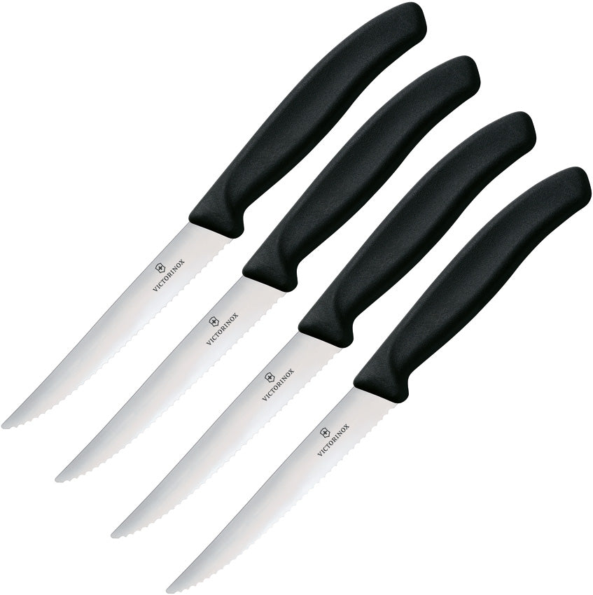 Steak Knife Set 4pc Black - VN6723320X1