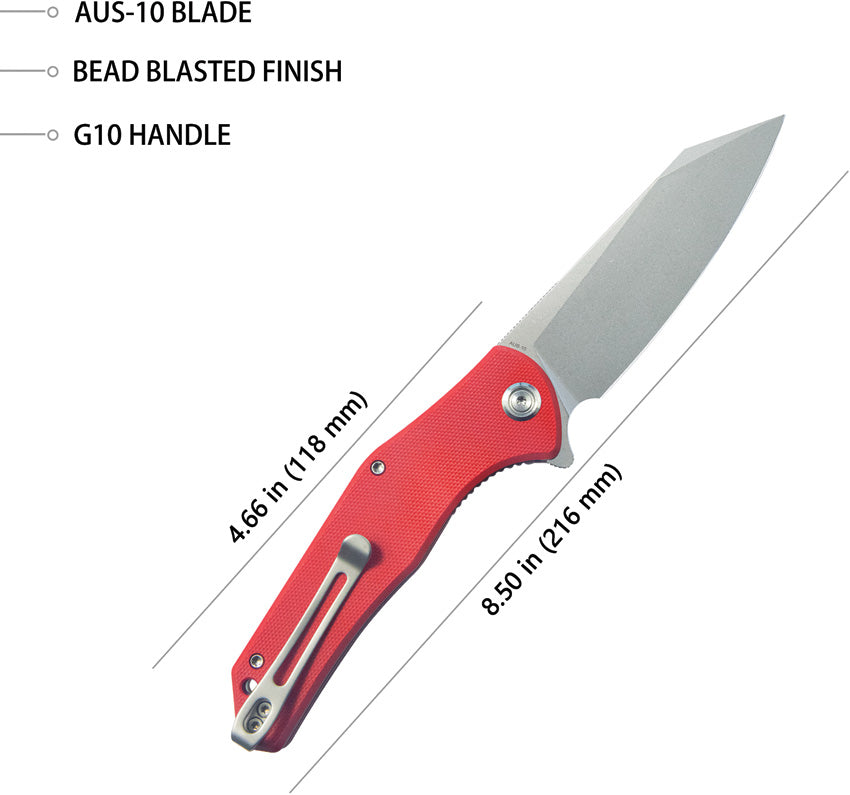 Flash Linerlock Red - KUB158K