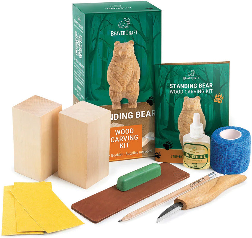 Standing Bear Carving Kit - BVRDIY12