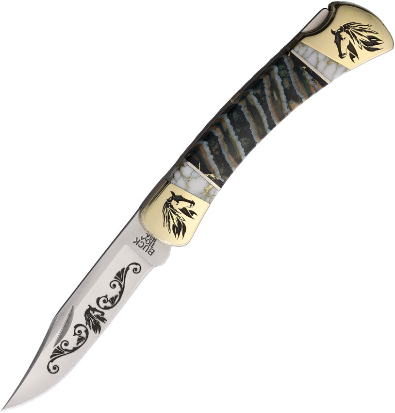 Custom Buck 110 Lockback - YH442