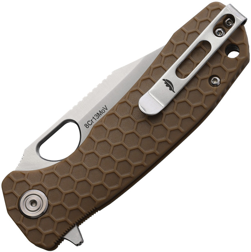 Medium Linerlock Clip Tan - HB4070