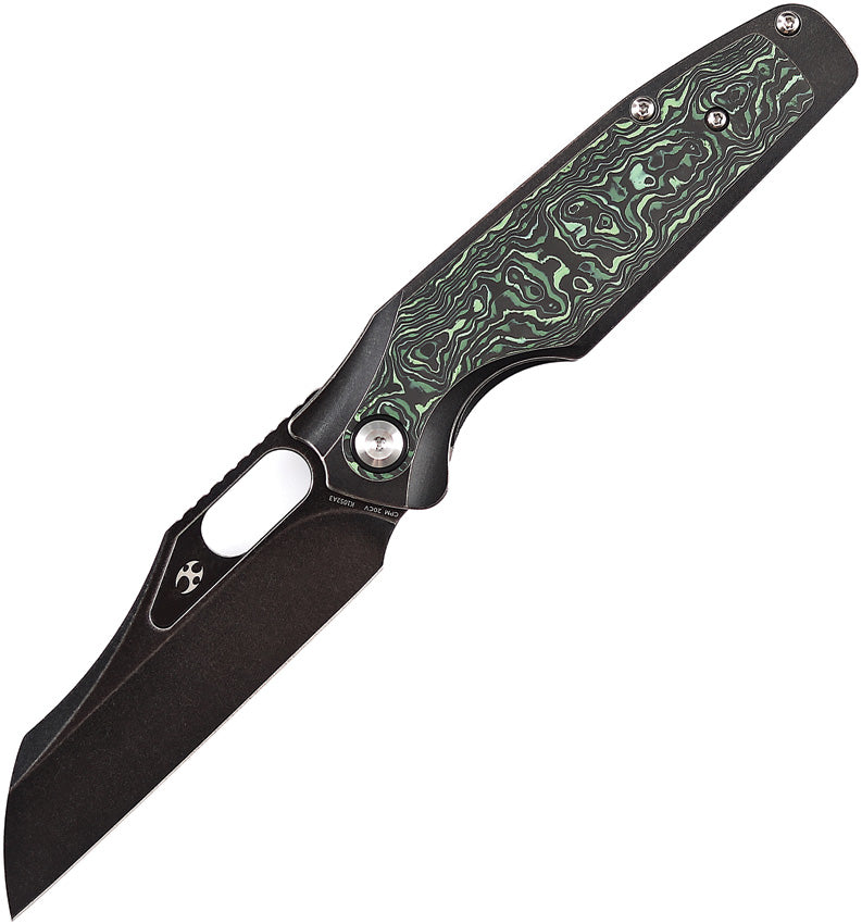 Tuckamore Framelock Green CF - K1052A3