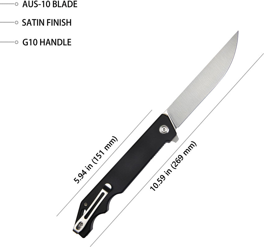 Pylades Linerlock Black - KUB253A1